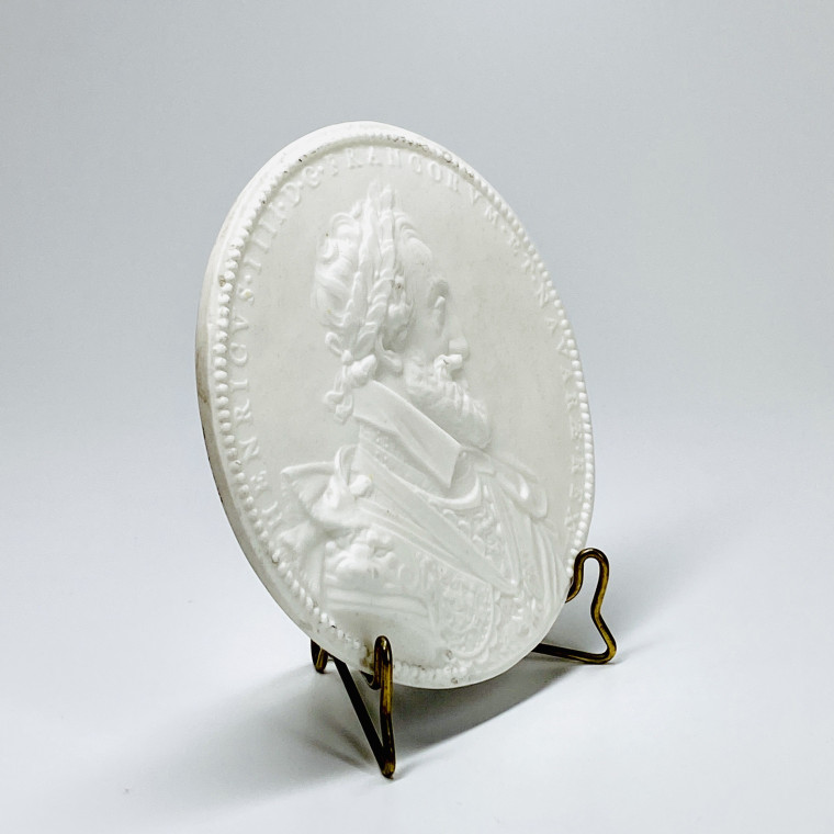 Brancas-Lauraguais - Médaillon en biscuit à l'effigie de Henri IV - XVIIIe siècle