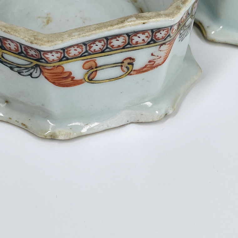 Chine - Paire de salerons - Époque Qianlong (1736-1795)