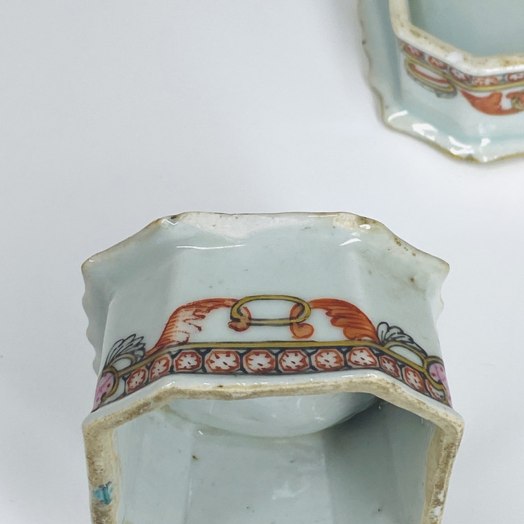 Chine - Paire de salerons - Époque Qianlong (1736-1795)