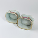 Chine - Paire de salerons - Époque Qianlong (1736-1795)