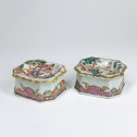 Chine - Paire de salerons - Époque Qianlong (1736-1795)