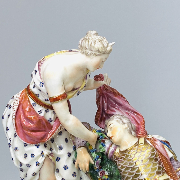 Niderviller -  Groupe en porcelaine "Renaud et Armide" - XVIIIe siècle