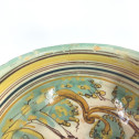 Talavera - Deux coupes à décor d'un échassier et d'un lièvre - Deuxième moitié du XVIIe siècle