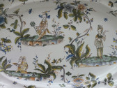 Milan - Grand plat aux chinois - XVIIIe Siècle