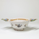 Roanne - Deux écuelles à décor patronymique - Datée 1792