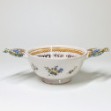 Roanne - Deux écuelles à décor patronymique - Datée 1792