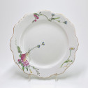 Marseille (Robert) Assiette à décor de fleurs et fruit - XVIIIe siècle