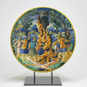 Coupe en majolique d’Urbino à décor a istoriato - Vers 1550