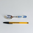 Rare small travel spoon in Saint-Cloud porcelain - Early eighteenth century