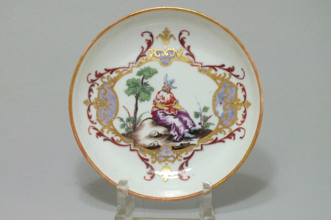 Doccia (italie) - Deux tasses à décor "alla Sassone" - XVIIIe Siècle