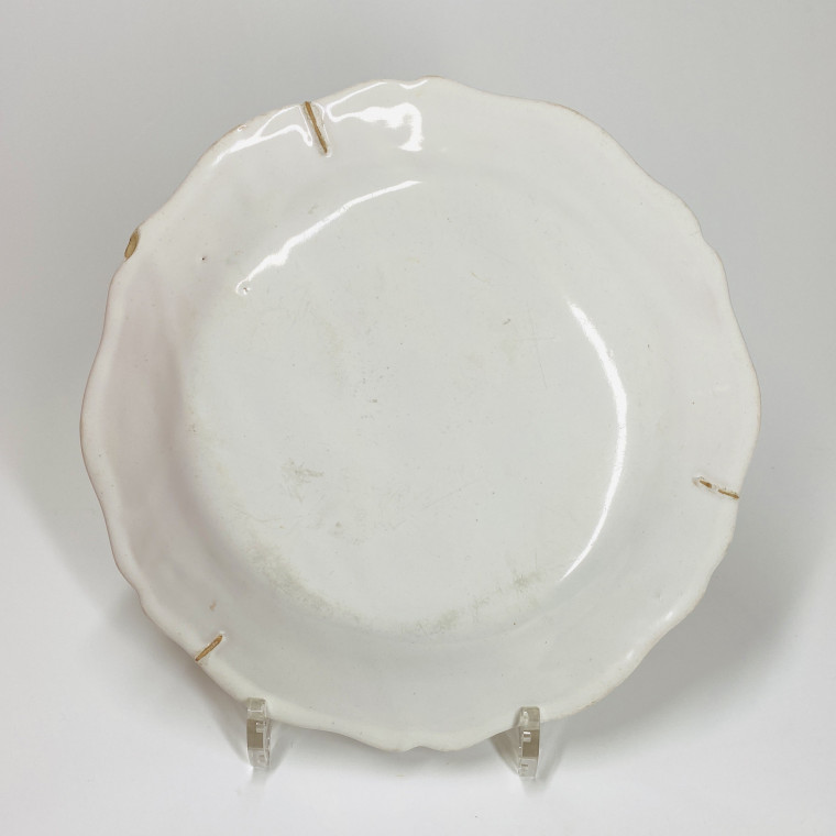 Assiette en faïence de Lyon à décor aux chinois - XVIIIe siècle