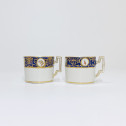 Tournai - Two rare cups called "To the birds of Buffon", from the service of the Duke of Orléans - 1787-1792 - Price on request.