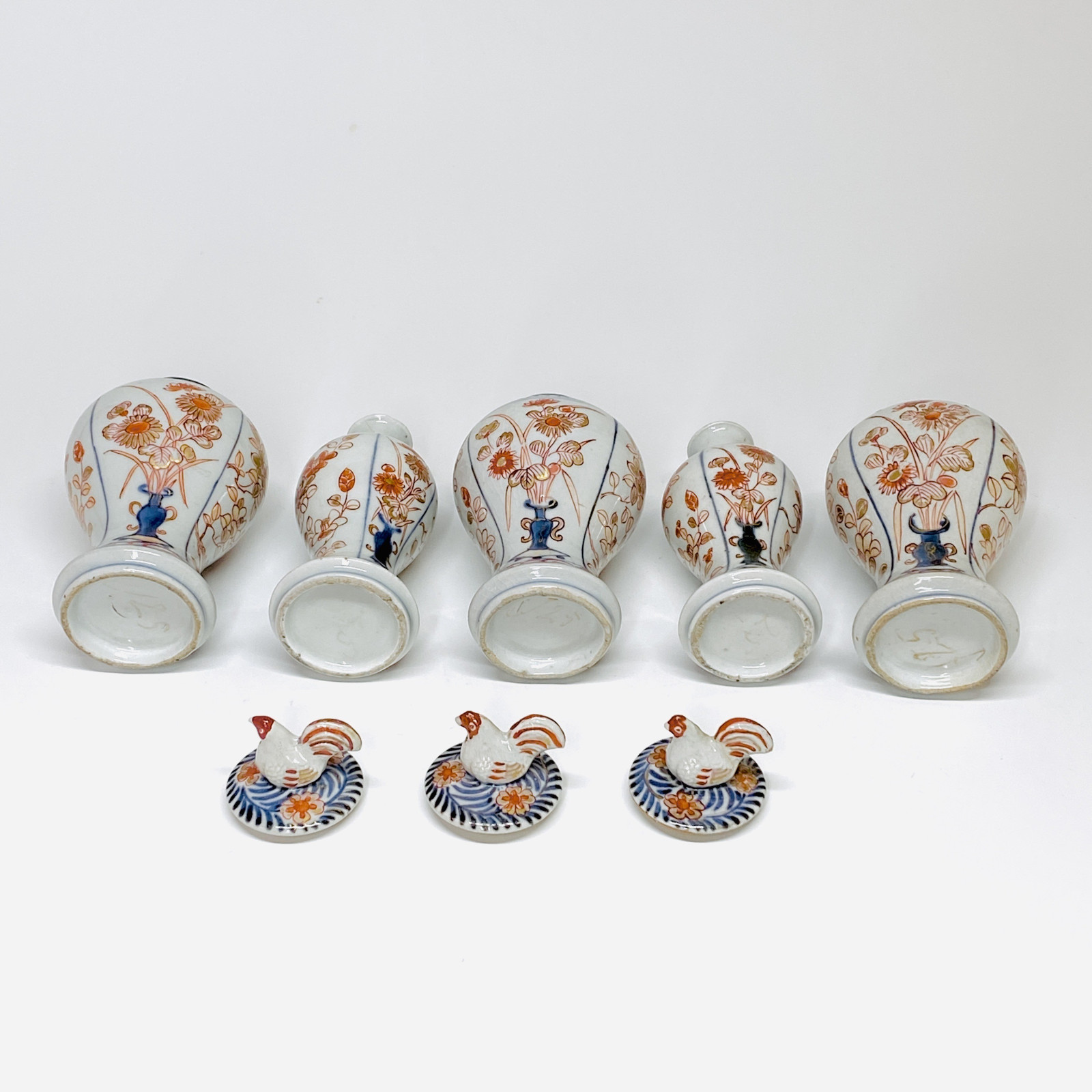 Japanese porcelain trim with Imari decoration - Arita - Early eighteenth century