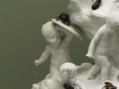 Paire de statuettes en terre cuite «Les enfants d'histoire naturelle» d'après Boizot.