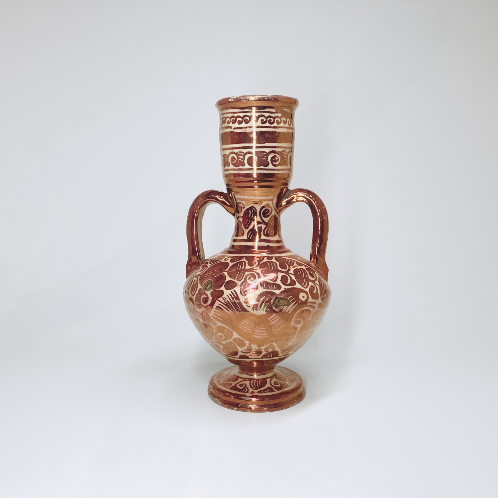 Vase balustre - Hispano-mauresque - Début du XVIIIe siècle