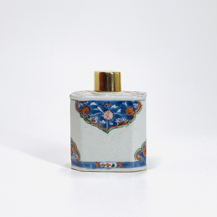 Chine - Boîte à thé à décor Imari - Époque Kangxi (1662-1722)
