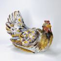 Terrine en trompe-l'oeil en forme de poule - Fin du XVIIIe siècle