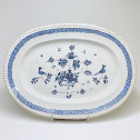 Montpellier, Manufacture royale - Grand plat ovale - XVIIIe siècle