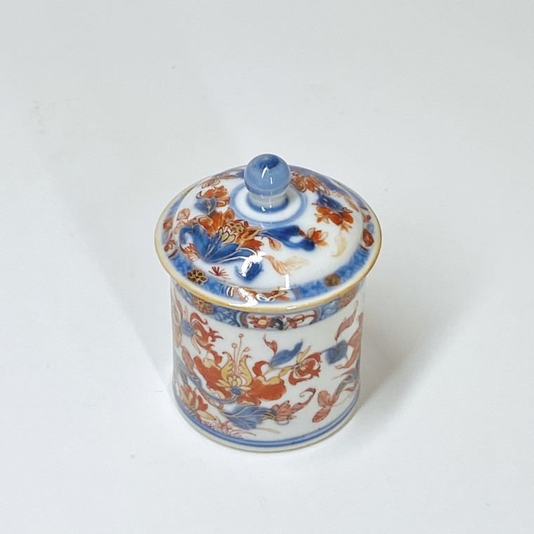 Chine - Pot à pommade à décor Imari - XVIIIe siècle