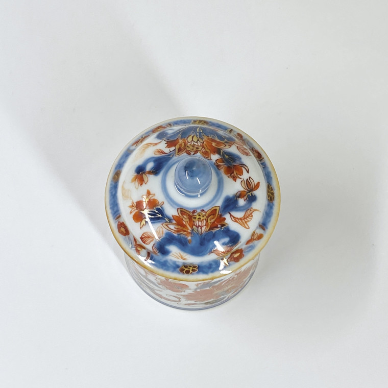 Chine - Pot à pommade à décor Imari - XVIIIe siècle