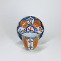 Chine - Gobelet et sa soucoupe à décor Imari - XVIIIe siècle
