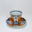 Chine - Gobelet et sa soucoupe à décor Imari - XVIIIe siècle