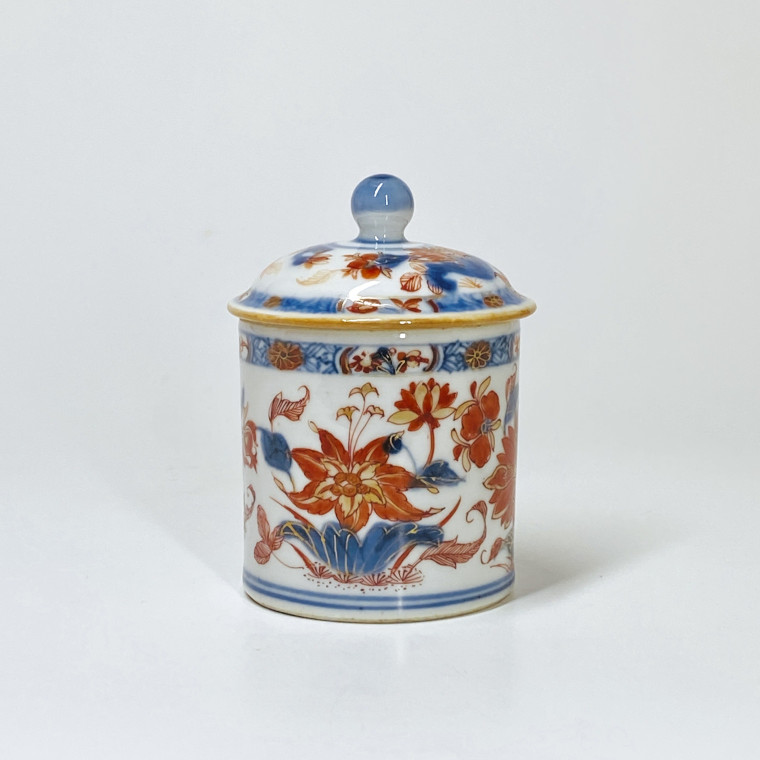Chine - Pot à pommade à décor Imari - XVIIIe siècle