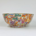 Chine - Bol à punch en porcelaine de la compagnies des Indes - Époque Qianlong 1736 - 1795