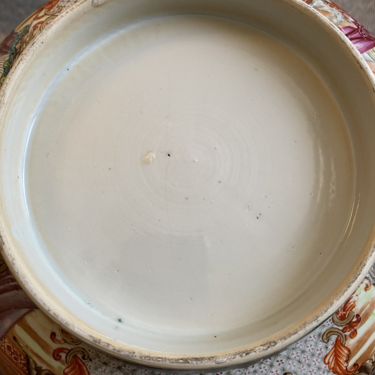 China - India Company porcelain punch bowl - Qianlong period 1736 - 1795