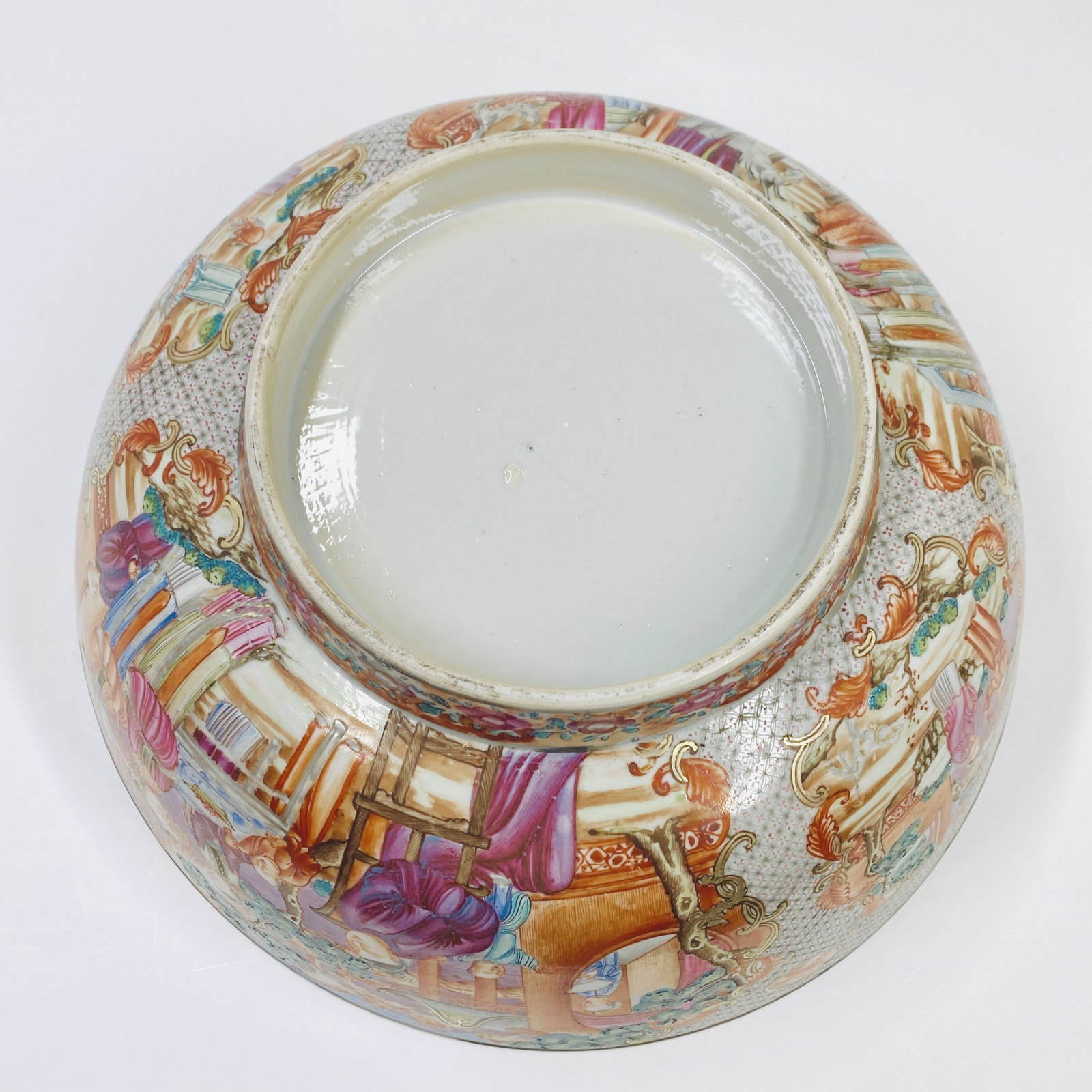 Chine - Bol à punch en porcelaine de la compagnies des Indes - Époque Qianlong 1736 - 1795