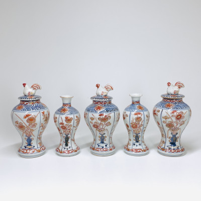 Japanese porcelain trim with Imari decoration - Arita - Early eighteenth century