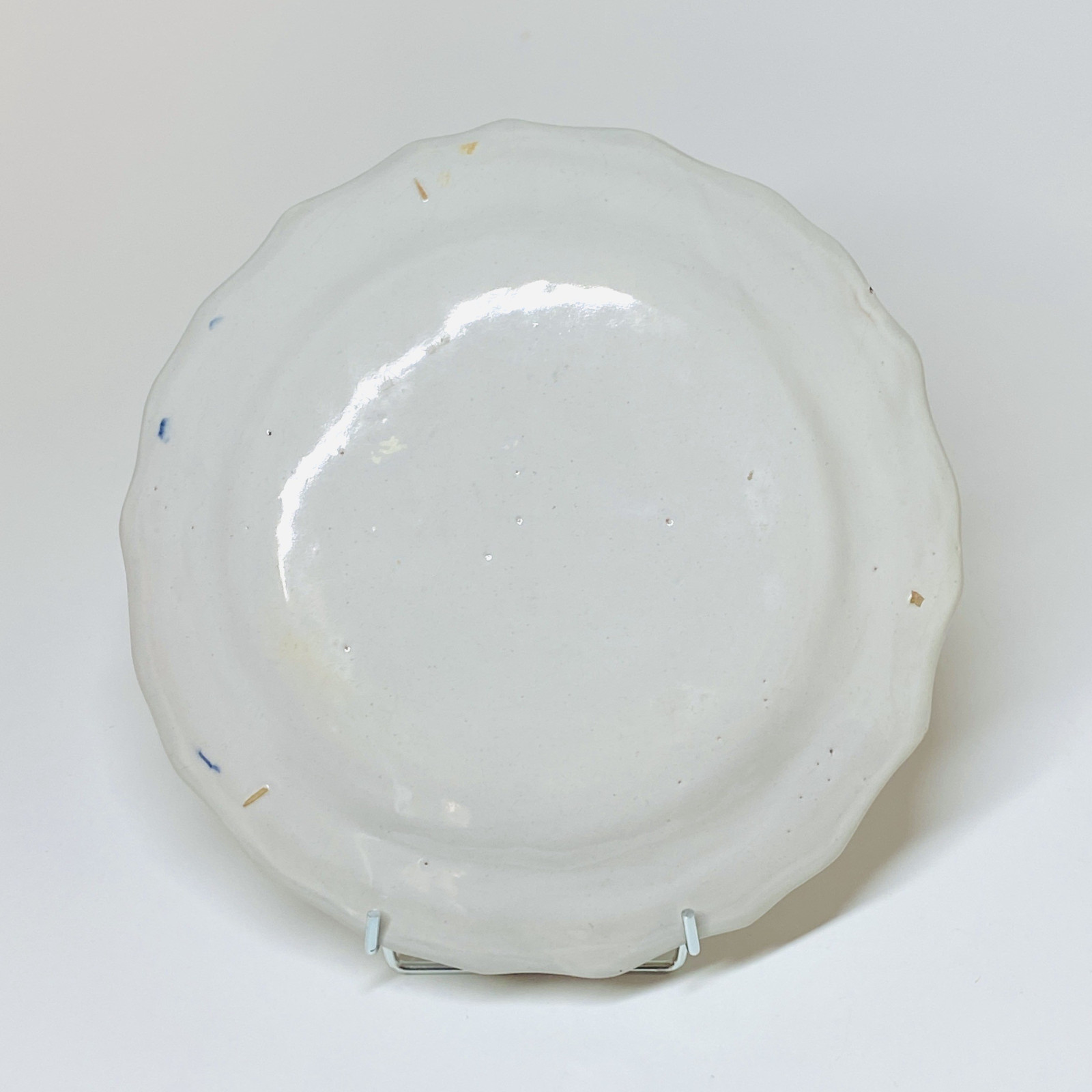 Assiette en faïence de Lyon à décor de deux chinois - XVIIIe siècle